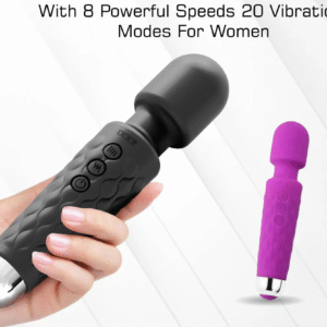 Black Wand Massager and Vibrator For Women