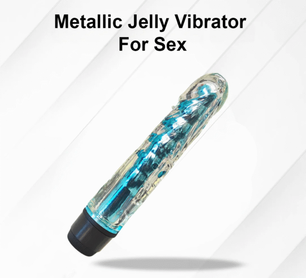 Women's Metallic Core Jelly Vibrator Mix Jelly Colour
