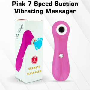 Pink 7 Speed Suction Vibrating Massager