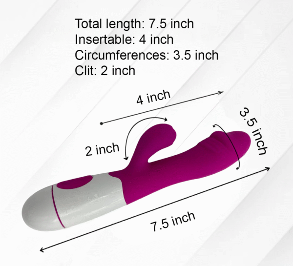 Pink Multi Speed Rabbit Vibrator - Image 3