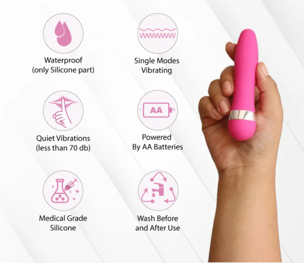 Mini Stimulating Vibrating Wand - Image 3
