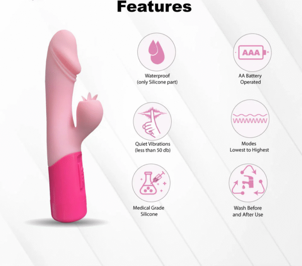 Pink Dildo G spot Vibrator - Image 2