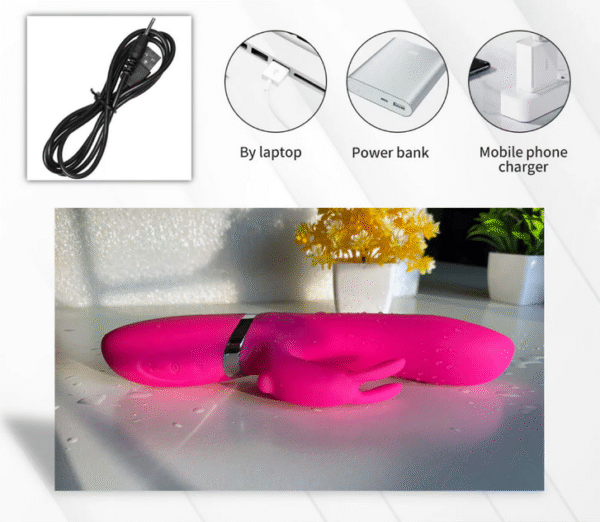 Ava Pink Multispeed Vibrator - Image 3