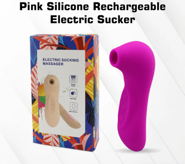 Pink Silicon Rechargable Electric Sucker
