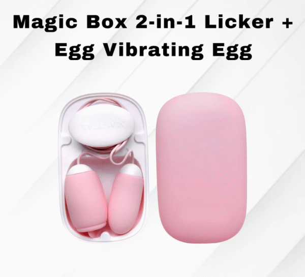 Magic Box 2 in 1 Licker + Egg Vibrating Egg