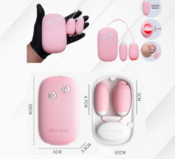 Magic Box 2 in 1 Licker + Egg Vibrating Egg - Image 3