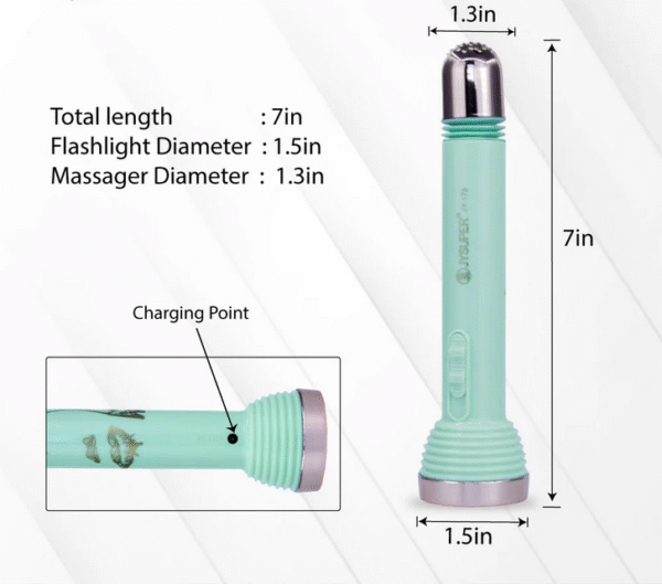 Sexy Flashlight and Mini Massager Torch Green - Image 3