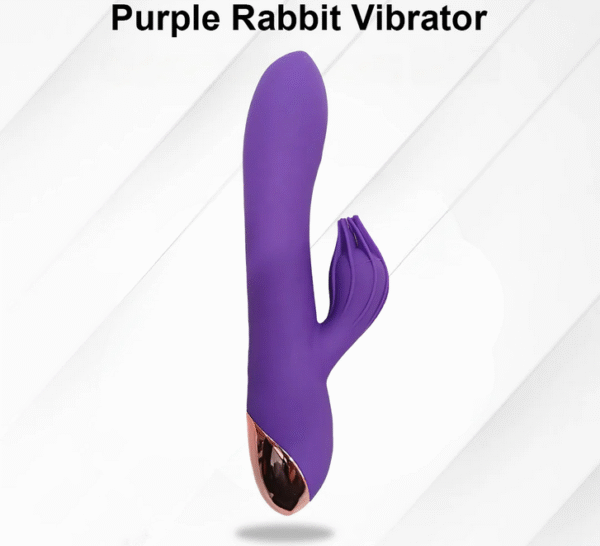 2 in 1 Purple Rabbit Vibrator - Image 2