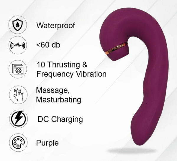G-Spot Suction Vibrator for Women - Image 4