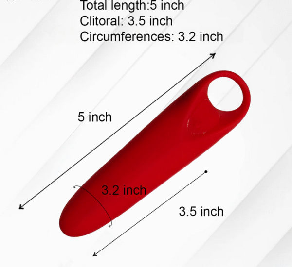 Vibrating Red Candy Massager For Women - Image 3