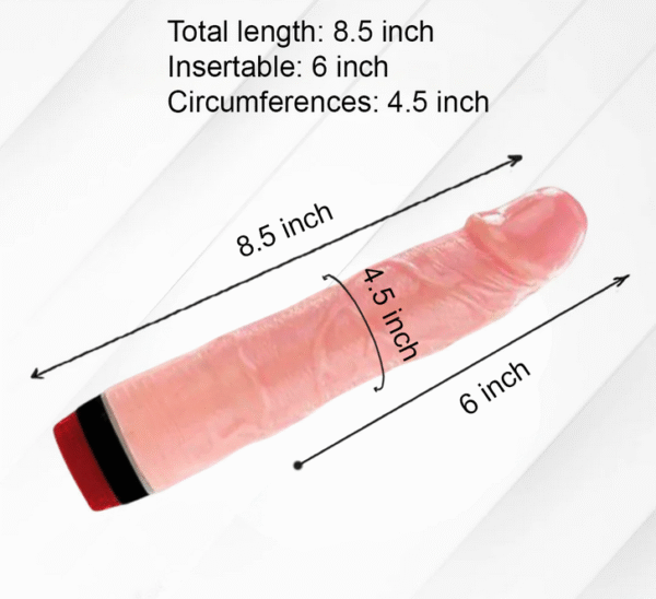 Flesh Skin Vibration Dildo Toy - Image 3