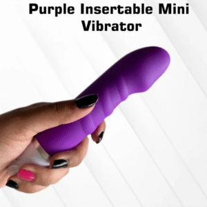 Purple Insertable Mini Vibrator