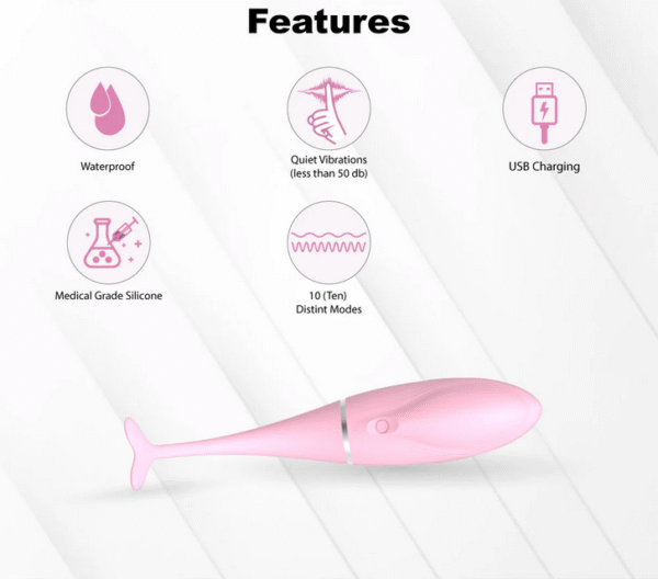 Women's Dolphin Vibrator With Remote - Image 4