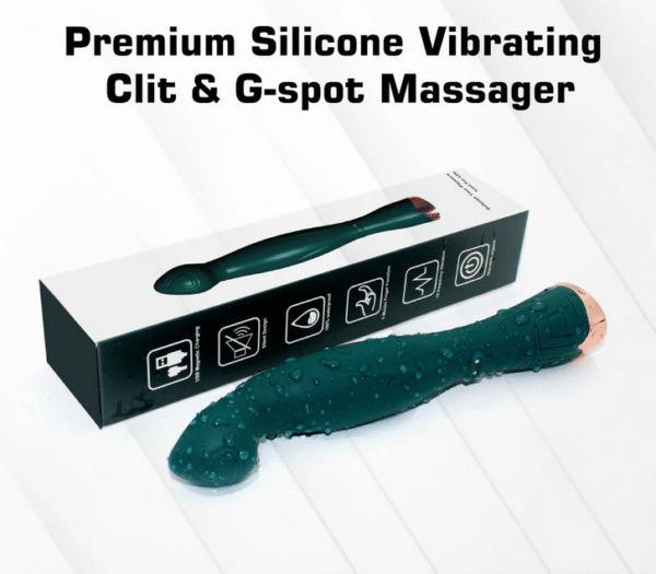 Premium Silicone Vibrating Clit & G-Spot Massager