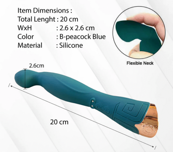 Premium Silicone Vibrating Clit & G-Spot Massager - Image 3