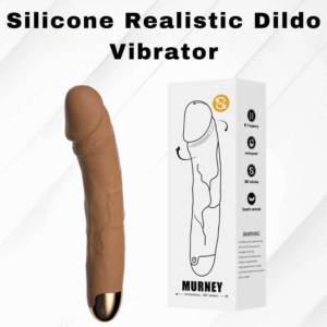 Brown Silicone Realistic Dildo Vibrator