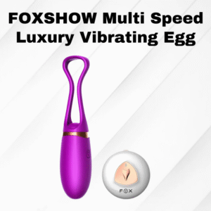 FOXSHOW Multi Speed Luxury Vibrating Egg