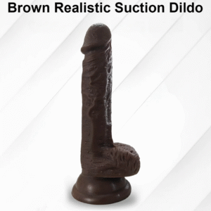 7 Inch Brown Realistic Suction Dildo