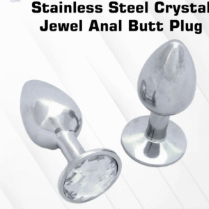 Stainless Steel Crystal Jewel And Butt Plug
