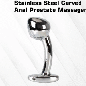 Stainless Steel Curved Anal Prostate Massager