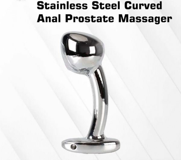 Stainless Steel Curved Anal Prostate Massager