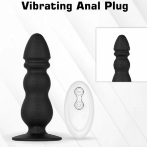 Vibrating Anal Plug With Remote