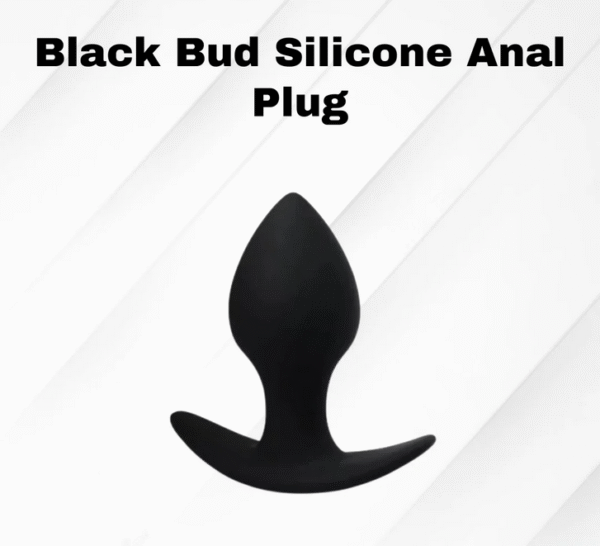 Black Bud Silicone Anal Plug