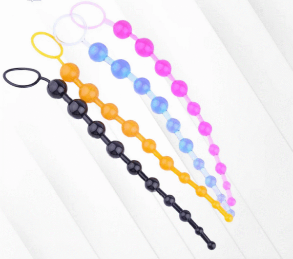 Silicone Anal Bead With 10 Beads - Image 3