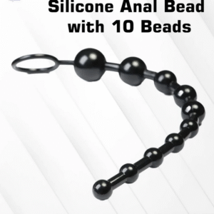 Silicone Anal Bead With 10 Beads