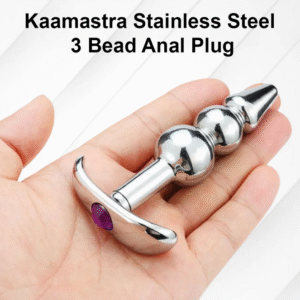 Stainless Steel 3 Bead Anal Plug