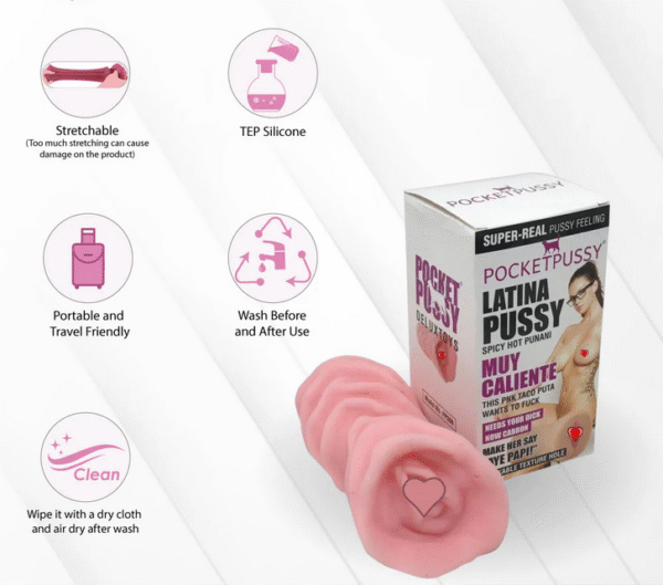 Latina Pocket Pussy Masturbator For Men - Image 4