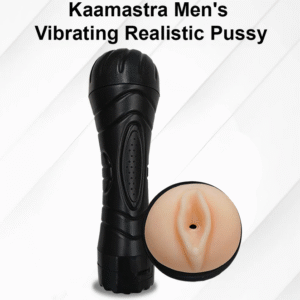Men's Realistic Vibrating Pussy With Battery