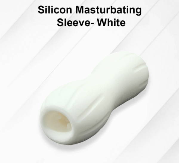 Silicone Masturbating Sleeve White