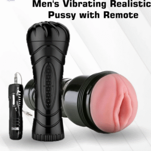 Men's Vibrating Realistic Pussy With Remote