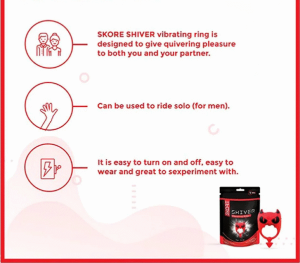 Skore SHIVER Vibrating Ring - Image 4