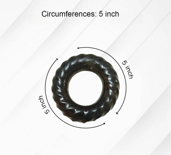 Transparent Black Penis Ring - Image 3