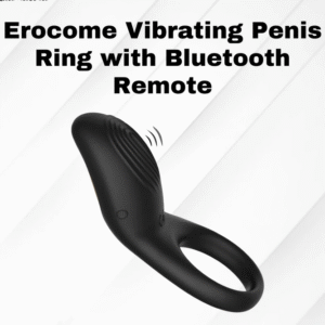 Erocome Vibrating Penis Ring With Remote - Black
