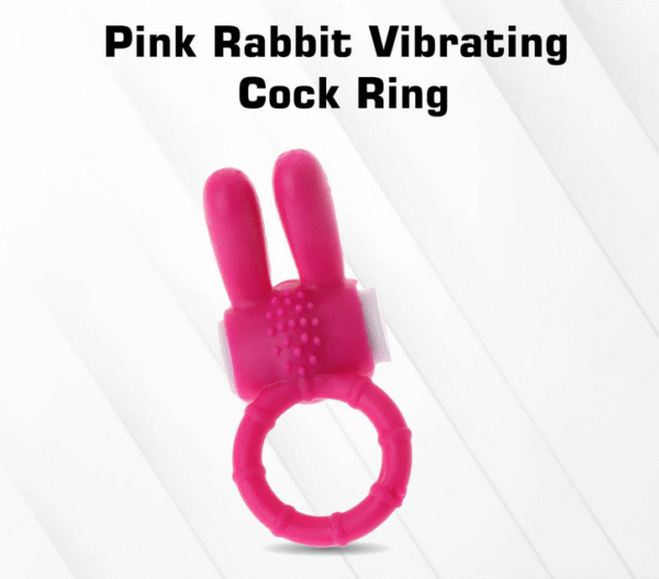 Pink Rabbit Vibrating Cock Ring